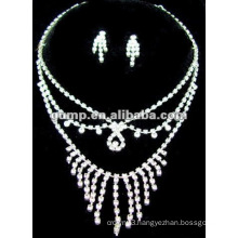 Rhinestones wedding Bridal jewelry set (GWJ12-040)